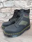 NEW DR Martens Boots Black and Olive Womens Size 5 Mens Size 4