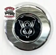 Steering wheel chrome V8 horn button kit
