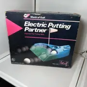 Vintage World Of Golf Electric Putting Partner W/Ball Return Putting Aid