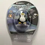 EMTEC Aquarium Penguin 4 GB USB Flash Drive-New In Package