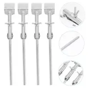 4 Pcs Laboratory Stand Support Flask Clamp Laboratory Equipment