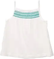 [Carter's] Baby Girls' Mini Blues White Strappy Gauze Top