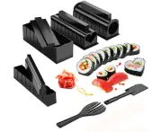 Sushi Making Kit-Sushi Maker-Complete with Sushi Knife & Bamboo Mat,Multi