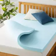 3 Inch Ventilated Memory Foam Mattress Topper, Cooling Gel Infusion, Certipur-U