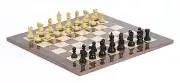 French Staunton Chessmen Set with Two Extra Queen & Master Chessboard