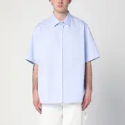 [DARKPARK] Vale blue shirt with Vichy pattern L Light blue