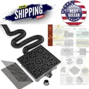 Gutter Downspout Extensions Catch Basin Kit Flexible Pipe Low Profile Protect