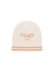 logo-intarsia beanie 3 beige