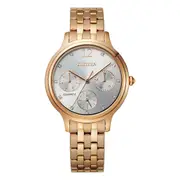Citizen Chronograph Quartz Women's Silver Watch ED8183-54A Stainless Steel 4974374296351