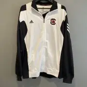 Adidas Climalite Scorch Mens 2XL SC Gamecocks Full Zip Track Warm up Jacket NWT