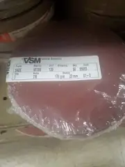 VSM KF708 7" x 7/8 Resin Fiber Sanding/Grinding Discs 120 Grit, Qty. 97 Discs