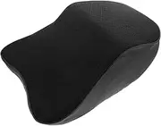 ETHZZLE Car Neck Support Pillow Memory Foam Headrest Cushion for Driving Office Travel Removable Washable Cover Fit for Long Journeys Black