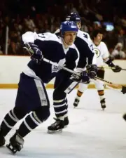 Borje Salming Of The Toronto Maple Leafs 1980 Old Ice Hockey PHOTO 3