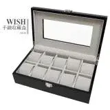 在飛比找遠傳friDay購物優惠-【WISH】B075-JW49 鋼琴烤漆 手錶收藏盒(10只