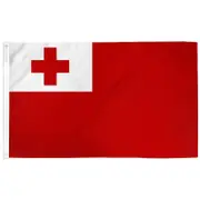 Tonga National Flag 90x150cm Outdoor Polyester Banner with Eyelets