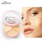 3 Color Concealer Dark Circle Corrector Coverage Contour Shading Cream Palette
