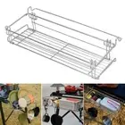 Stainless Steel Folding Table Extension Basket IGT Table Foldable Rack Picnic