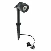 Brilliant Pinnacle 12V 5W LED Black Outdoor Garden Spike Light