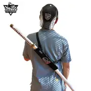 12” Sword Frog Back Scabbard Sheath Black Nylon Tactical Modular Camp Cosplay