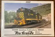 Rio Grande 2022 Color Wall Calendar Railroad Train DRGW McMillan Sealed NEW