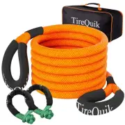 Kinetic Recovery Rope 1.26" x 30ft 55000lbs Heavy Duty Offroad Snatch Strap w...
