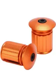 DOMAIN Bicycle Bar End Plugs, 1 Pair Universal Aluminum