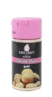 Cake Craft Gold Dazzle Dust, Cake Decoration, 1.76 oz