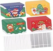2 Sets Christmas Scratch Cards Greeting Decor Name Christmas Scratch Off Cards You Party Paper Decorations Seasonal Merry Prank Stick Labels Xmas Decor DIY Material Paper