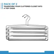 4-Tier Pants Org Piece Pack - Organization - Hangers