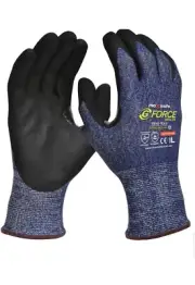 Maxisafe GCF178 G-Force Ultra C5 Reinforced Glove - Blue/Black X3 Pair Size XL