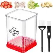 Ponpon Fruit Slicer, Stainless Steel Cup Slicers, Vegetable for Strawberry Egg,