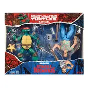 TMNT & Stranger Things Upside Down Remix Raphael and Hopper Action Figure 2pk