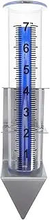 Kisangel Rain Gauge Outdoor Deck Mount Rain Gauge for Garden Patio Yard Weather Measurement Tool