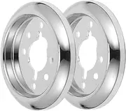 Abaodam 2Pcs BBQ Control Knob Base for Gas Stove Durable Plastic Replacement Gas Grill Knob Plate Elegant Design for Kitchen Cooktop Oven Easy Installation Smooth Operation