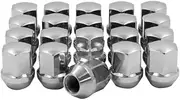 Wheel Accessories Parts 20 Pcs M14x1.5 14x1.5 OEM Style Lug Nuts 6509873AA | 611-331 | 6509-873AA 1.40" Long Chrome 7/8" Hex Fits Chevy 2010+ Camaro | Dodge 2006+ Charger | 2008+ Challenger
