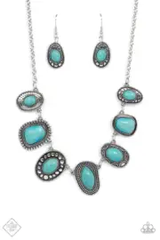 Paparazzi Alburquerque Artisan Blue Necklace NWT