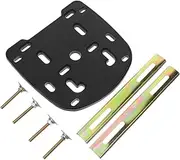 LOORGVEL Motorcycle Rear Luggage Rack Base Plate with Screws Heavy Duty Antimovement for Electric Scooter and Motorbike Cargo Stability