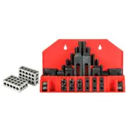 All Industrial 1 Matched Pair 1-2-3 Block Set 23 Holes & 7/16 58 Pc Clamping Kit