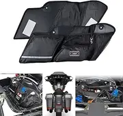 Sresk Street Glide Saddlebag Organizers, 2PCS Hard Saddlebag Side Organizer Bag for Harley 2014-2018 2019 2020 Road King Road Glide Electra Glide Saddle Bag Organizers (Black)