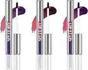 3PCS Peel Off Lip Lipstick Set, 2025 New Peel Off Lip Liner Stain, Long Lasting and Waterproof Peel Off Lip Stain, Highly Pigmented, Matte Finsh, Detachable Lip Pencil, Non-stick Cup