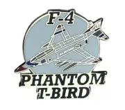 F-4 Phantom T-Bird Fighter Jet Plane 1 inch pin EE62746 F7D9U