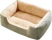 Lyaciomn Thickened Kennel, Warm Cat Kennel, Universal for All Seasons, Washable, Bite-, Small, Medium and Large Kennel A