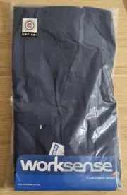 WORKSENSE Overalls, Action Back, Navy, Size 112R, Non-Reflective