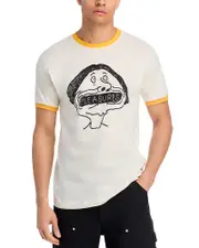 Pleasures Mouthful Ringer Graphic Logo Tee