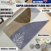 Super Absorbent Bath Mat Non-Slip Quick Drying Bathroom Rug door Floor Carpet B