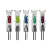 6PCS Crossbow LED Lighted Nocks ID7.6mm Bowstring activited Crossbow Bolts Nock