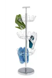 Honey-Can-Do SHO-01482 3-Tier Chrome Shoe Tree,