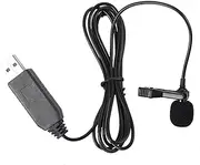 LOORGVEL Microphone Equivalent Omnidirectional Clip Microphone for Recording Live Broadcast and Conference Calls
