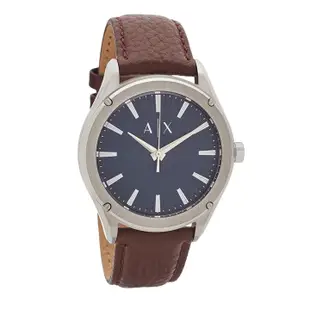 ARMANI EXCHANGE 男錶 手錶 43mm 咖啡色真皮皮帶 男錶 手錶 腕錶 AX2804 (現貨)