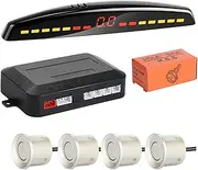 Reversing Radar Kit Car Parktronic Parking Sensor Kit Radar Display Backup Monitor Detector Car Rear Reversing Radar Sensors(Blue)